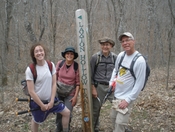 Volunteers at Laxton Hollow