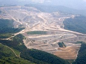 Mountaintop mining