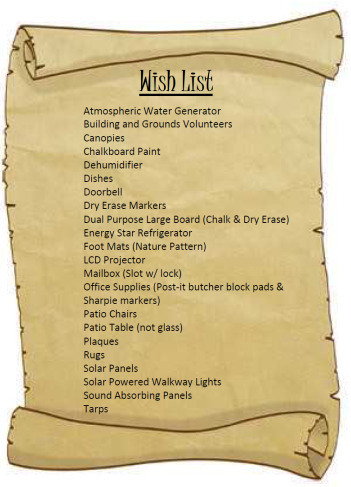Georgia Chapter Wish List
