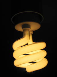 Compact fluorescent lightbulb