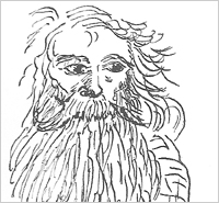 John Muir self-portrait