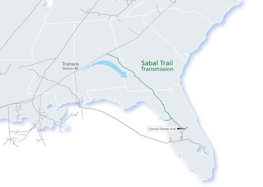 Sabal Trail Pipeline (Source: Sabal Trail Transmission)