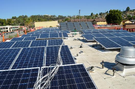 community solar panels