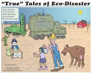 Fracking Cartoon, Jim Anderson