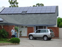 house with solar