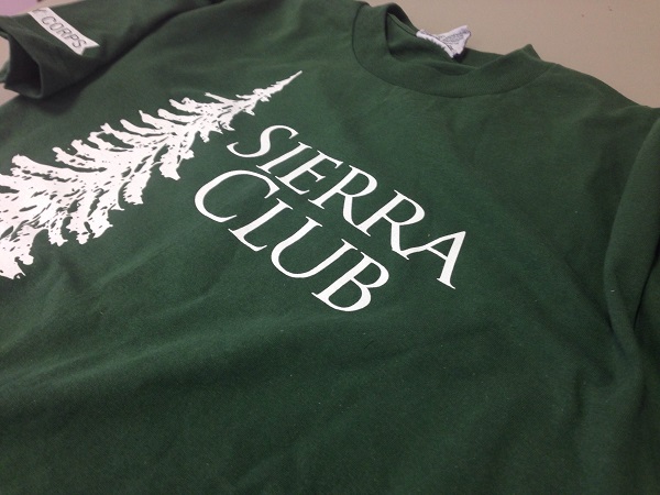 Sierra Club t-shirt